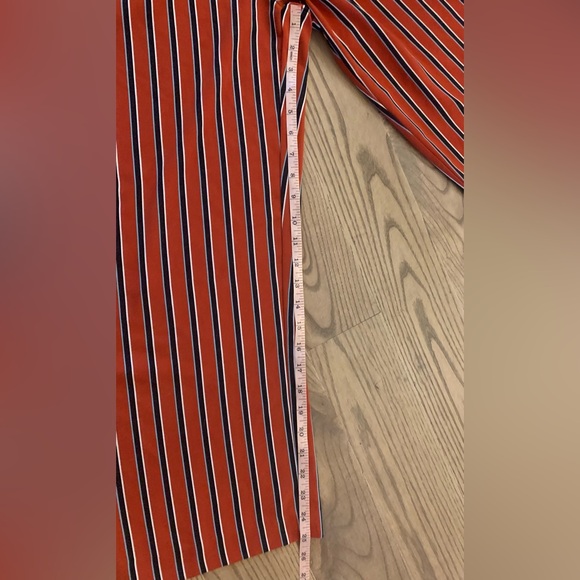 Zara striped loose fit paper bag pants - Picture 4 of 13